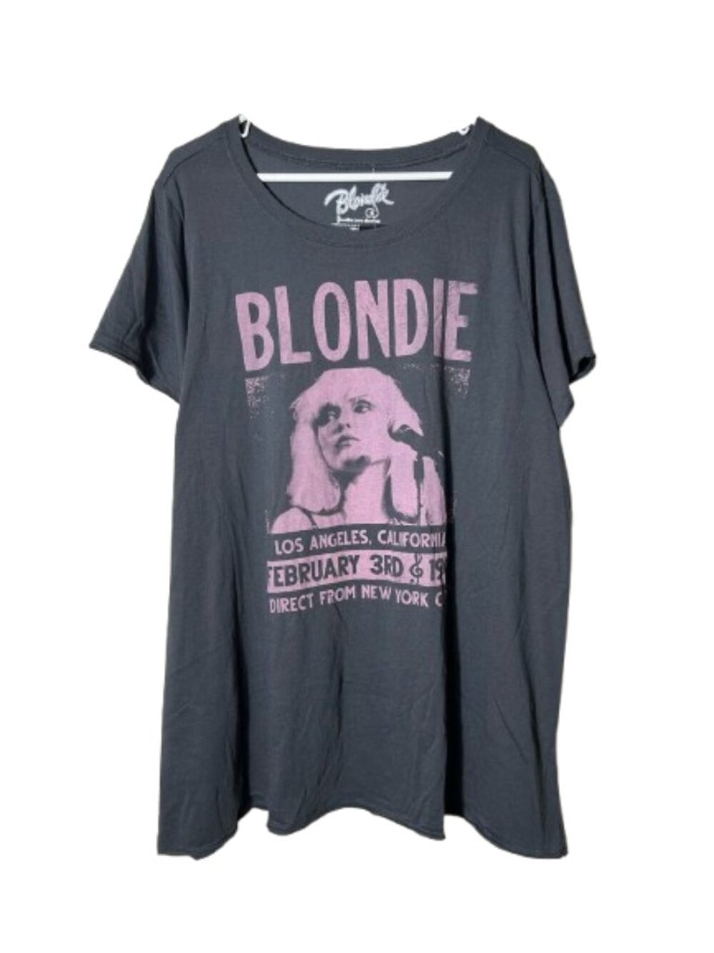 Torrid gray pink blondie short sleeve graphic tee womens 4X NWT
